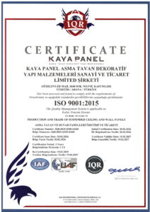 ISO 9001.2015 KALİTE YÖNETİM SİSTEMİ